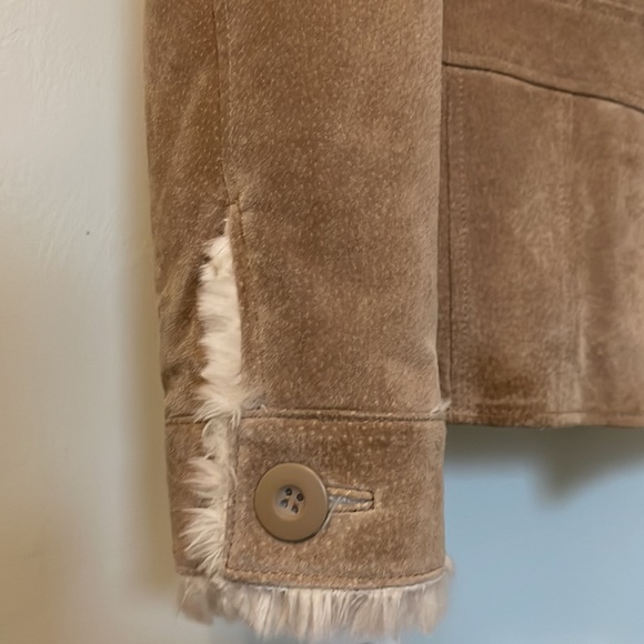 Wilson Leather Maxima Tan Suede Leather Jacket - Picture 2 of 8